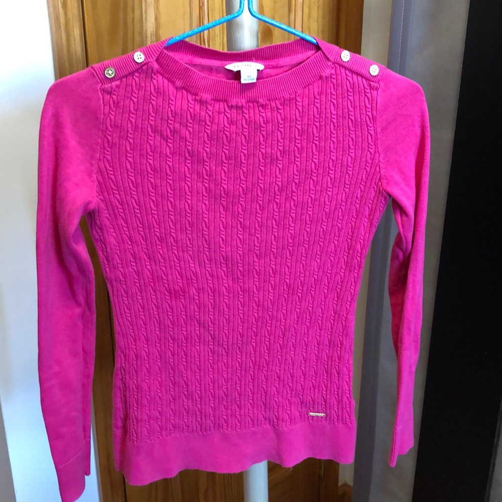 NAUTICA Women's Sustainably Crafted Rib Knit Sweater